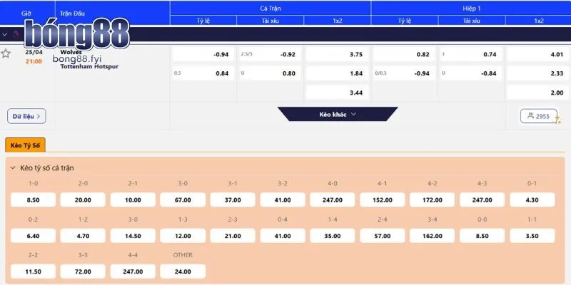 Soi kèo Wolves vs Tottenham trong giải Ngoại Hạng Anh 2026